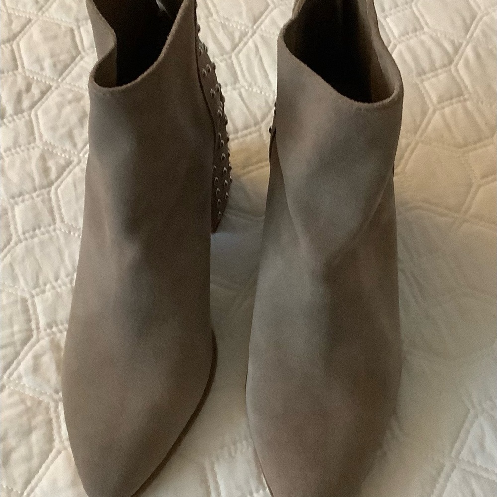 Steve Madden Taupe Ankle Booties